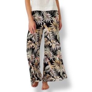 4/$20 Rip Curl “Havana” Tropical Wide Leg Pants (15” Waist) Beach Resort